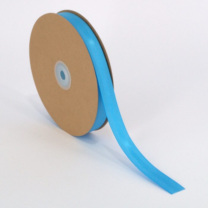 ΚΟΡΔΕΛΑ ΣΑΤΕΝ ΜΕ ΓΚΡΟ 15MMX50MET TURQUOISE - Image 1