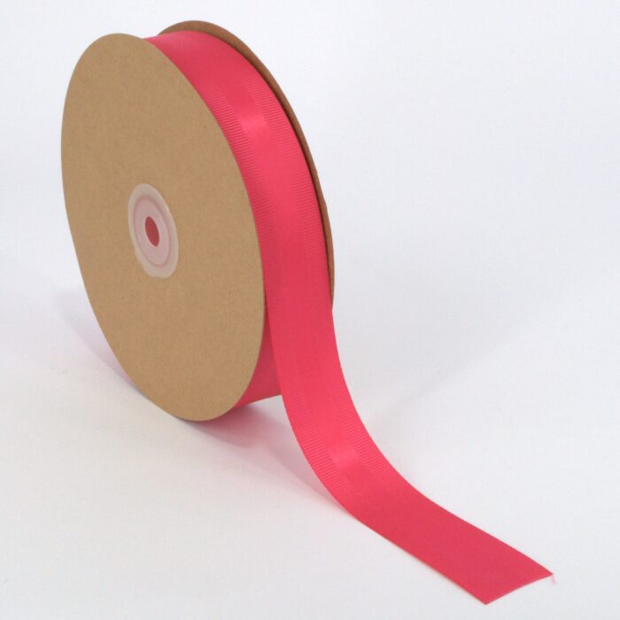 ΚΟΡΔΕΛΑ ΣΑΤΕΝ ΜΕ ΓΚΡΟ 25MMX50MET FUSCHIA - Image 1