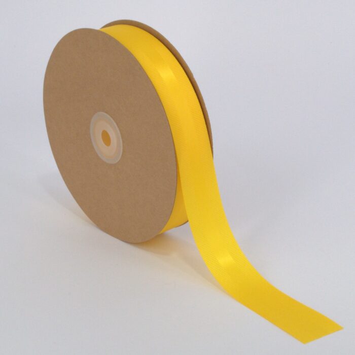 ΚΟΡΔΕΛΑ ΣΑΤΕΝ ΜΕ ΓΚΡΟ 25MMX50MET YELLOW - Image 1