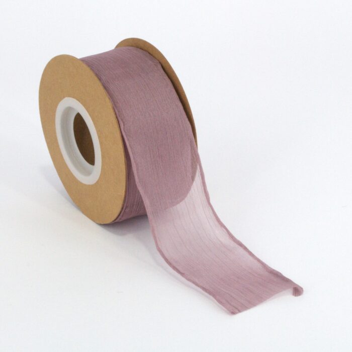 ΚΟΡΔΕΛΑ CHIFFON 10MET 38MM ANT MAUVE - Image 1