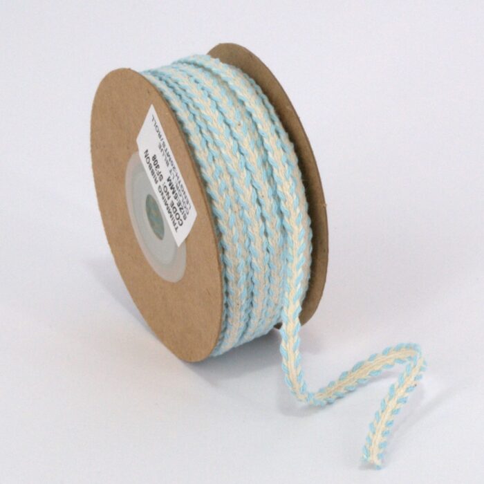 ΚΟΡΔΟΝΙ ΜΕ ΛΟΞΗ ΟΥΓΙΑ 5MMX20MET IVORY-BLUE L - Image 1
