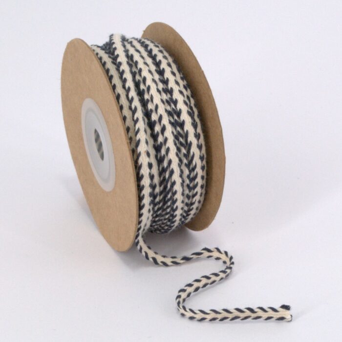 ΚΟΡΔΟΝΙ ΜΕ ΛΟΞΗ ΟΥΓΙΑ 5MMX20MET IVORY-BLUE - Image 1